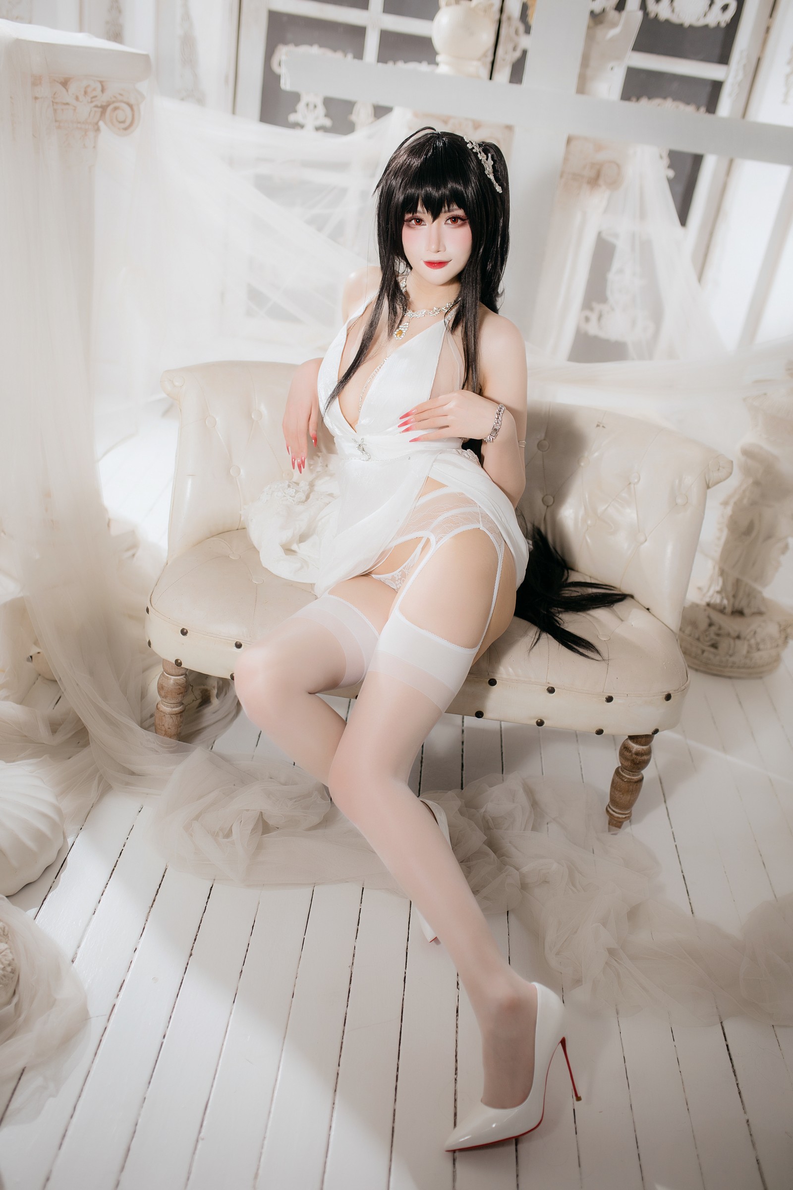 兔胖胖min – 碧蓝航线 大凤 花嫁 Cosplay 高清写真集（60P-545.6MB）插图