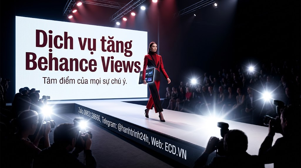 dịch vụ tăng behance views an toàn portfolio behance
