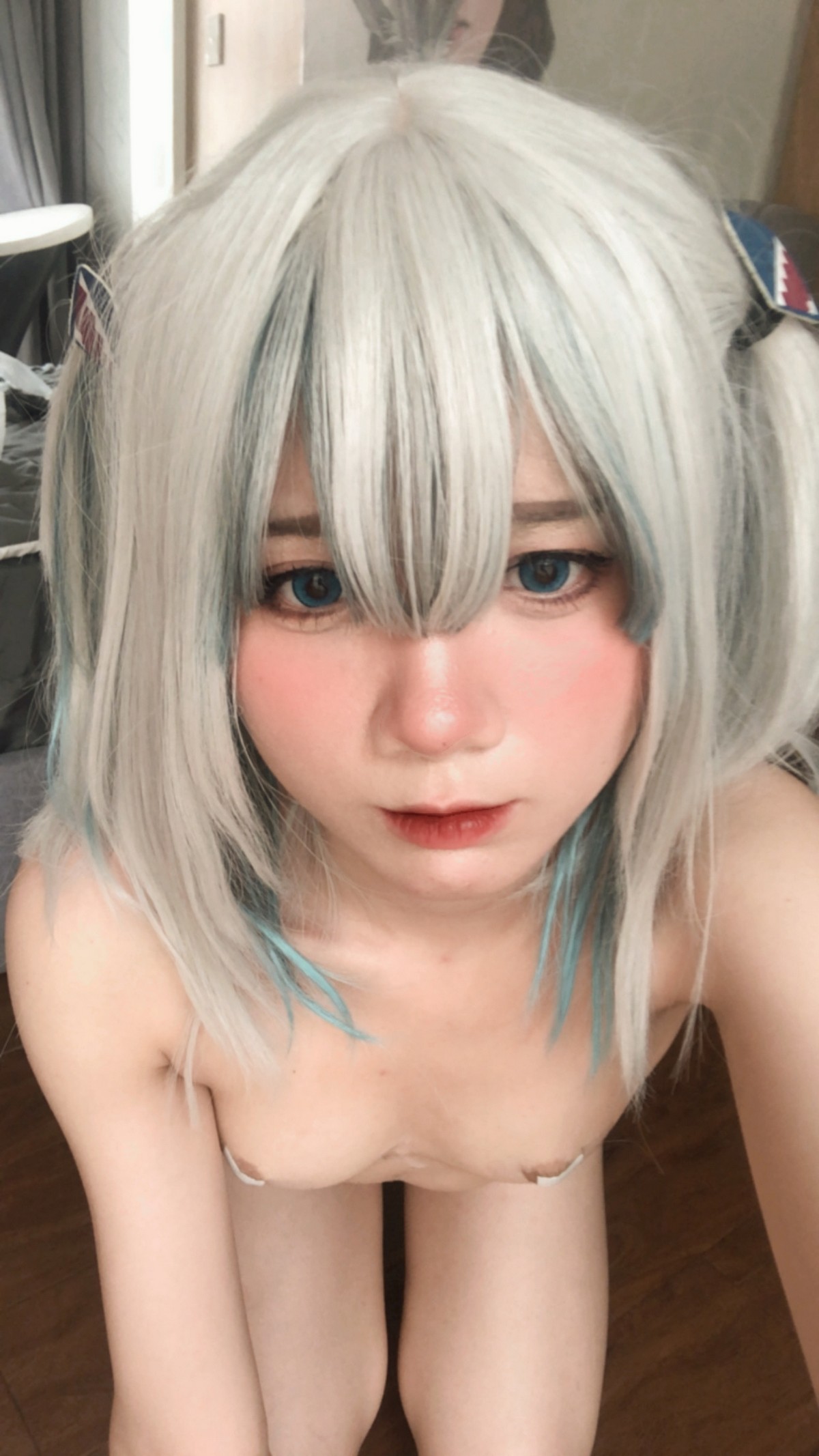 PoppaChan Gawr Gura Cosplay HD Set – 47 Photos 220MB插图2