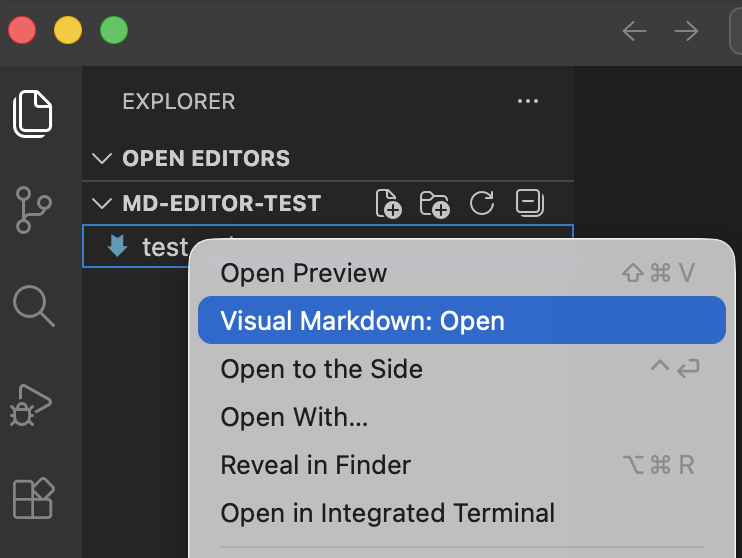 Explorer Context Menu