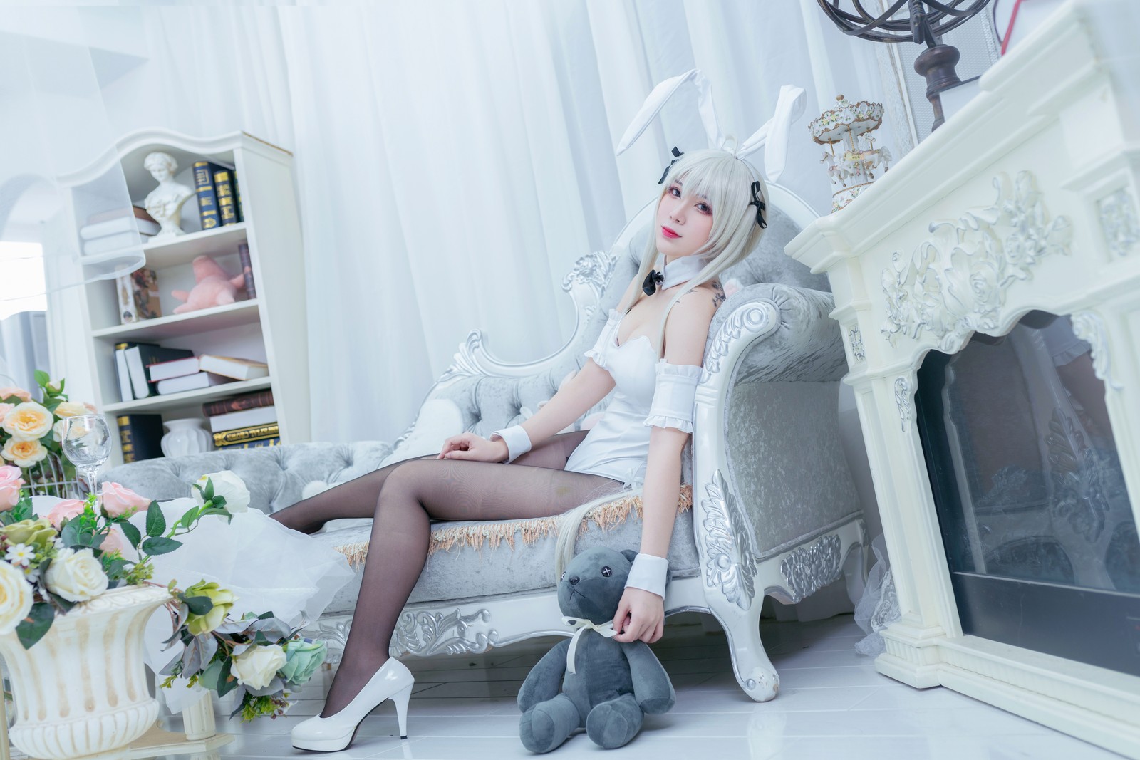 羊大真人 – 穹妹兔女郎 Cosplay 写真集（13P-226.4MB）人气角色还原插图3