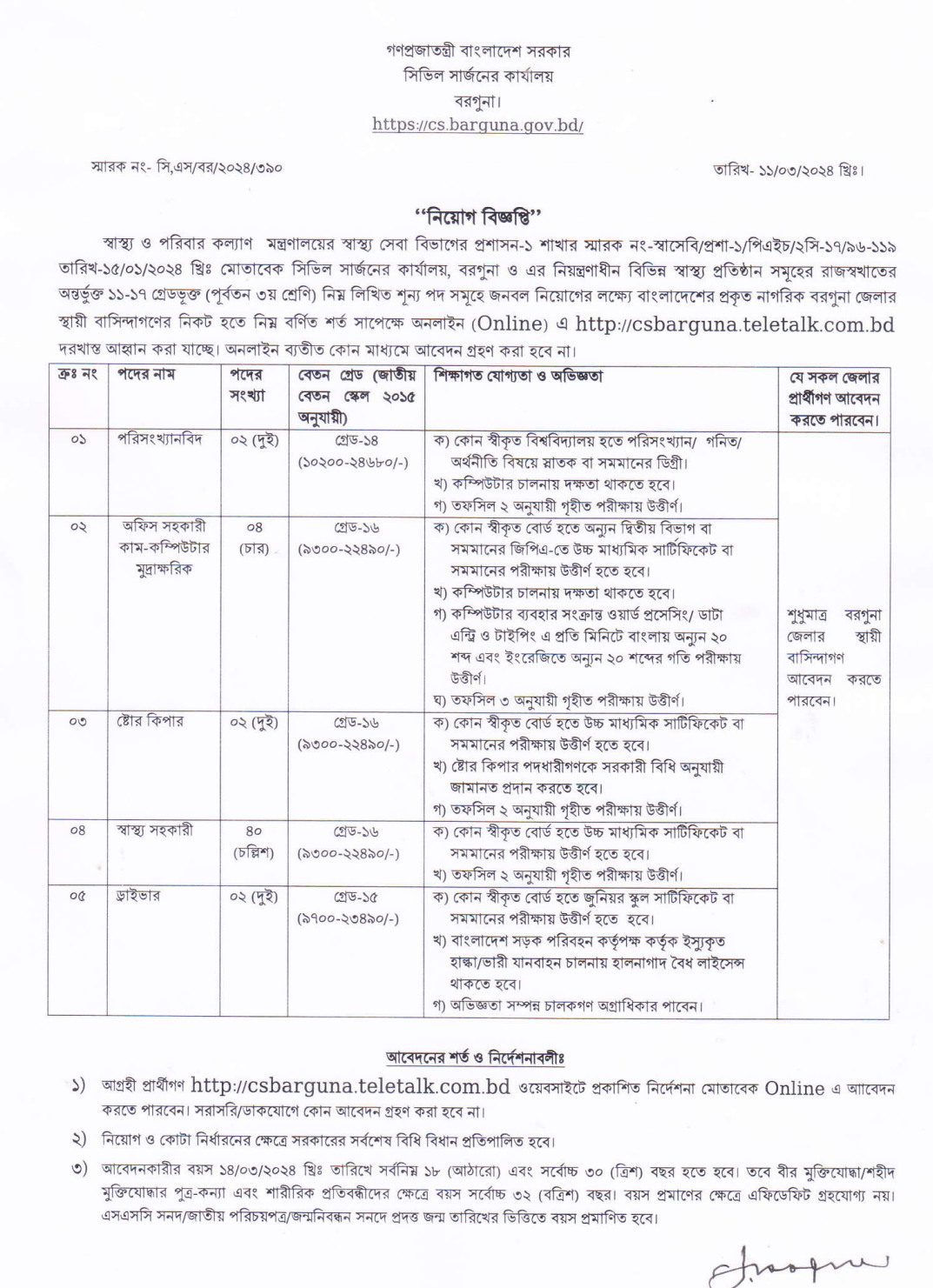 csbarguna teletalk com bd