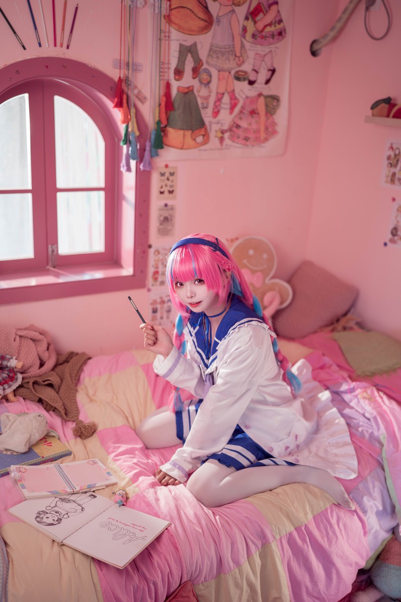 艾西Aiwest 湊阿库娅私服Cosplay写真图集 虚拟主播高清美图 55P (274.4M)插图9