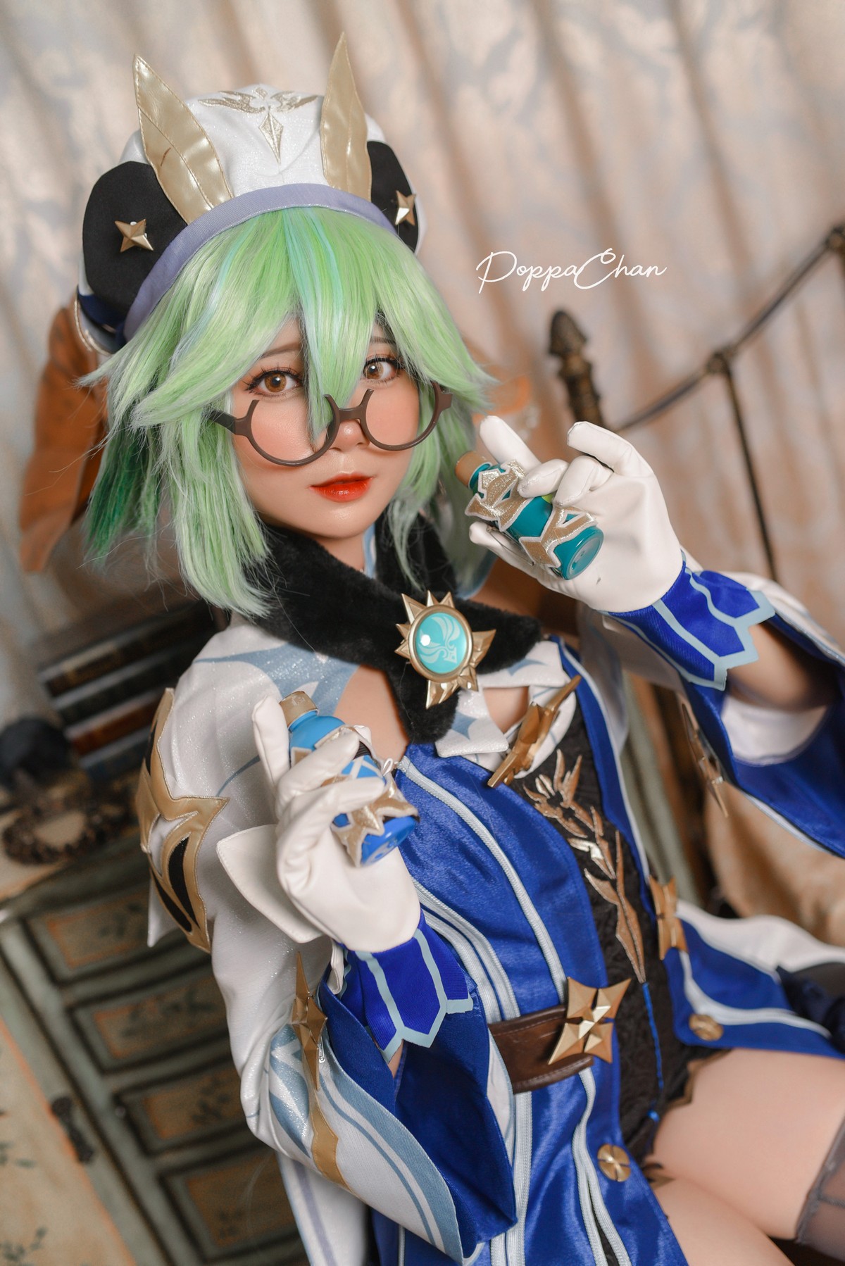 PoppaChan Sucrose Cosplay (Genshin Impact) – 29 Photos 14 Videos 163MB插图
