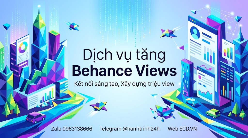 tăng behance views thật