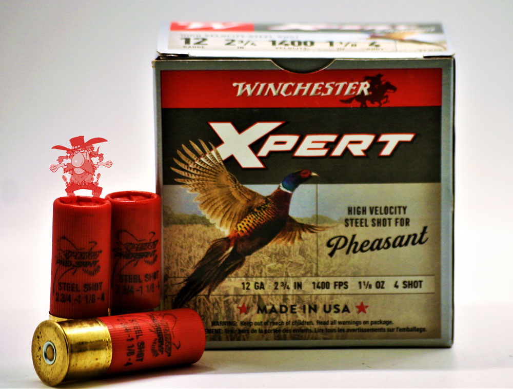 Winchester XPert Pheasant High Velocity Steel 12 Ga 2¾ 1¹/8 oz No.4 25