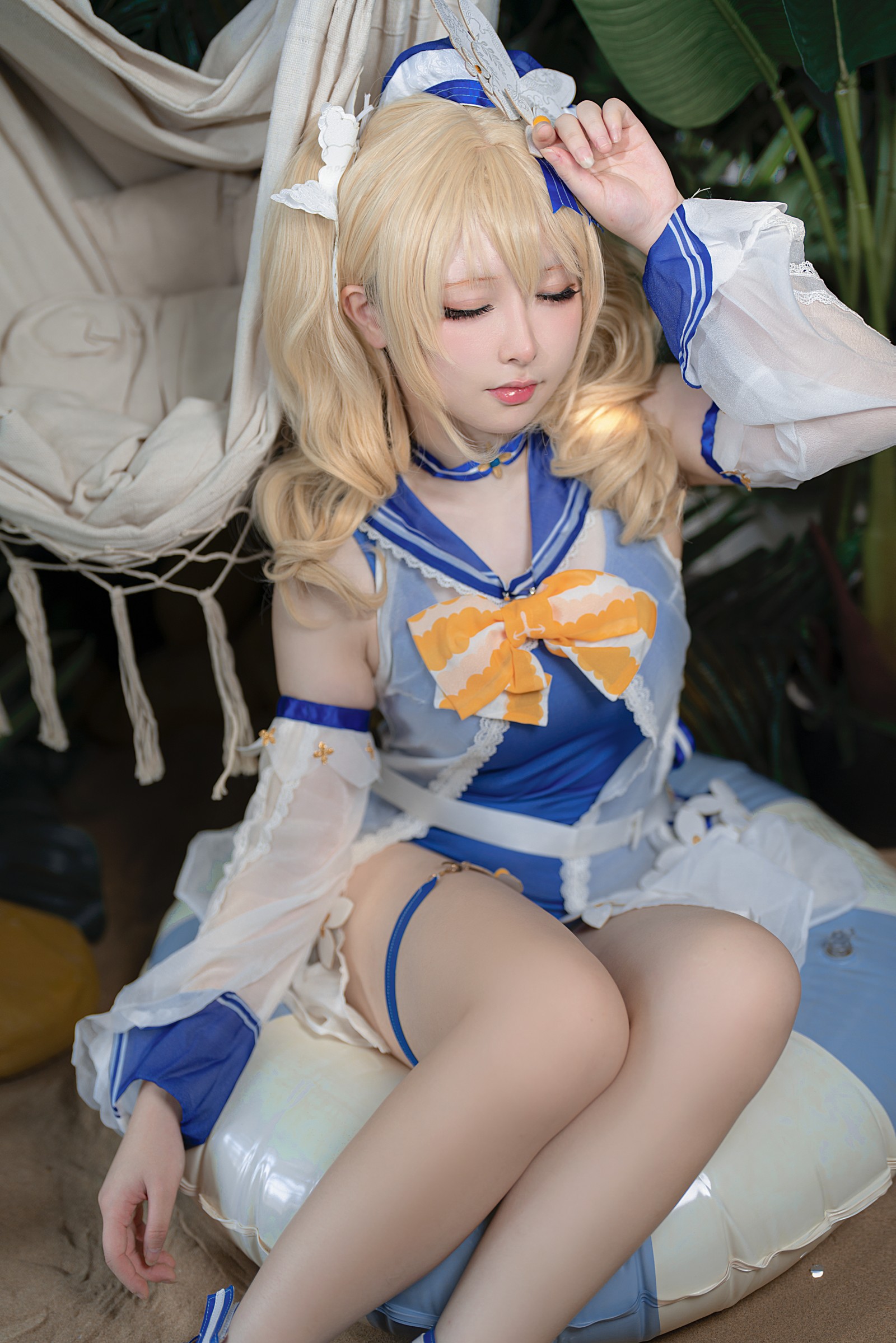 樱梨梨 芭芭拉 泳装 Cosplay 写真集｜原神角色高清摄影（30P｜576MB）插图