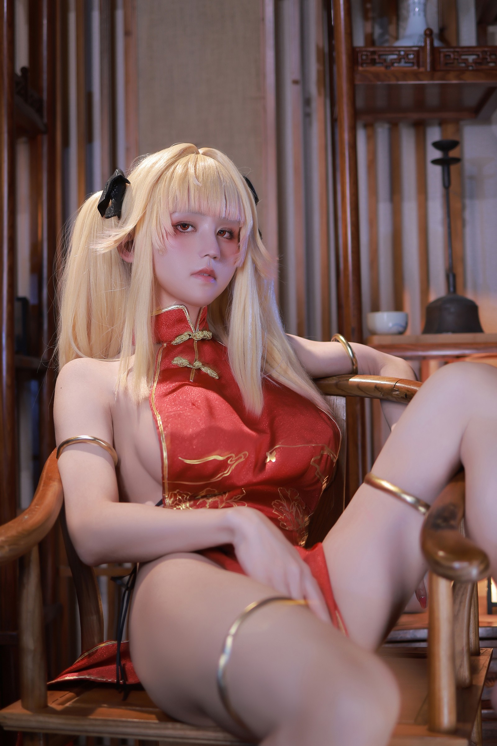 桜满三时 – 萌姬联合 旗袍 Cosplay 高清写真集（84P-913.3MB）东方魅力插图5