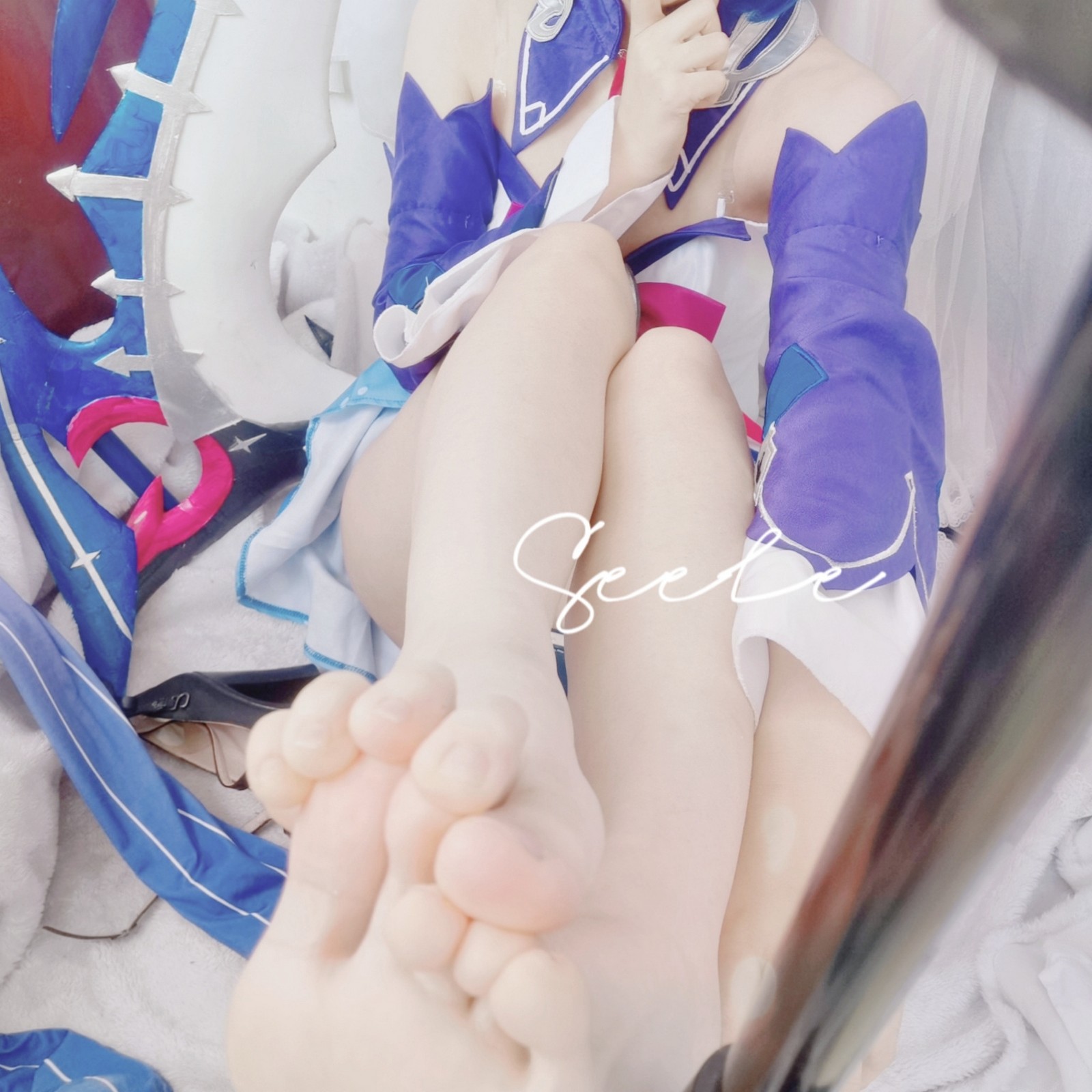 Seele麦麦希儿幻海梦蝶写真集｜梦幻蓝色系高清图集（168P-229.3M）插图4