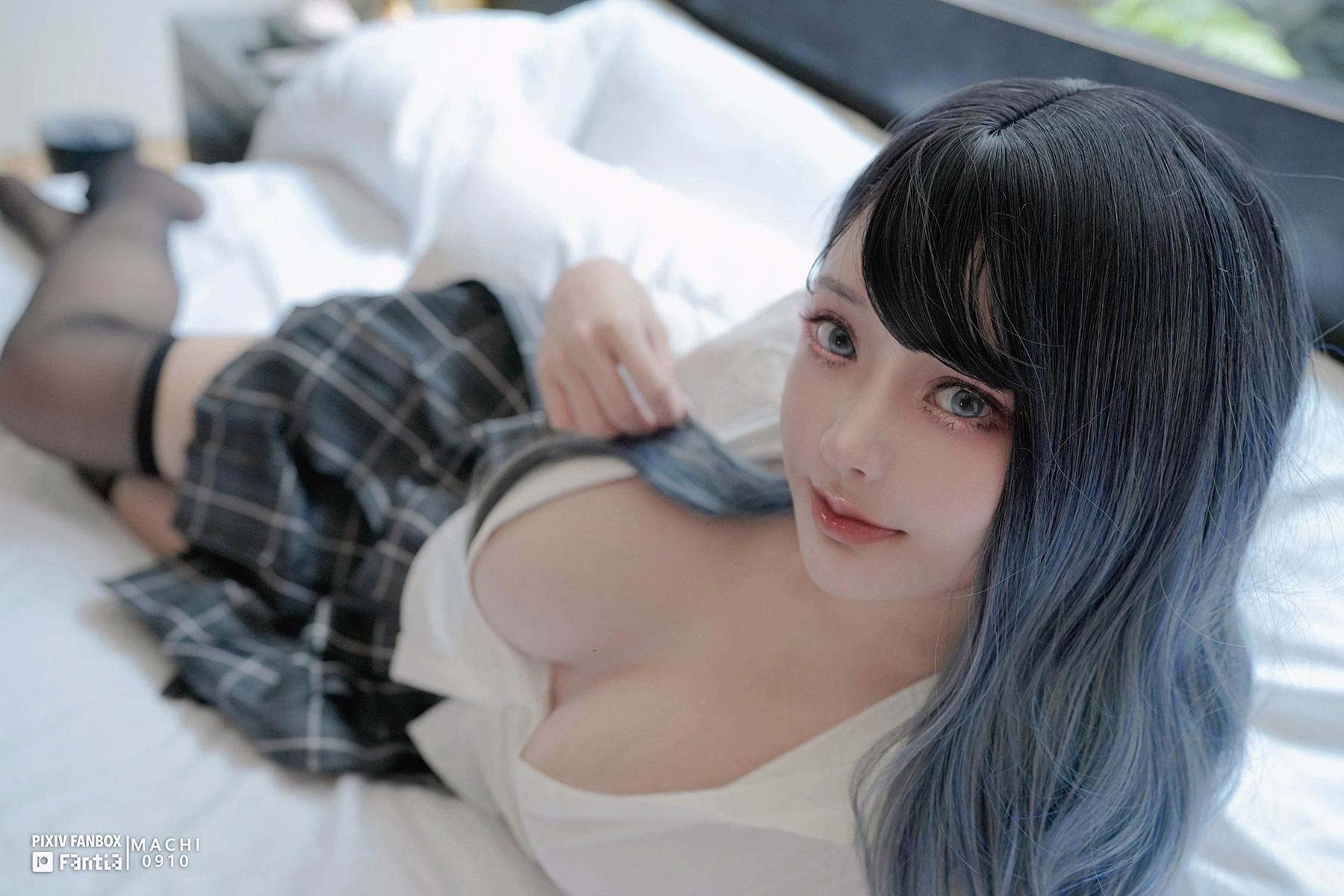 Machi马吉 JK 制服写真集｜青春系JK主题高清图集（38P-92.5M）插图7