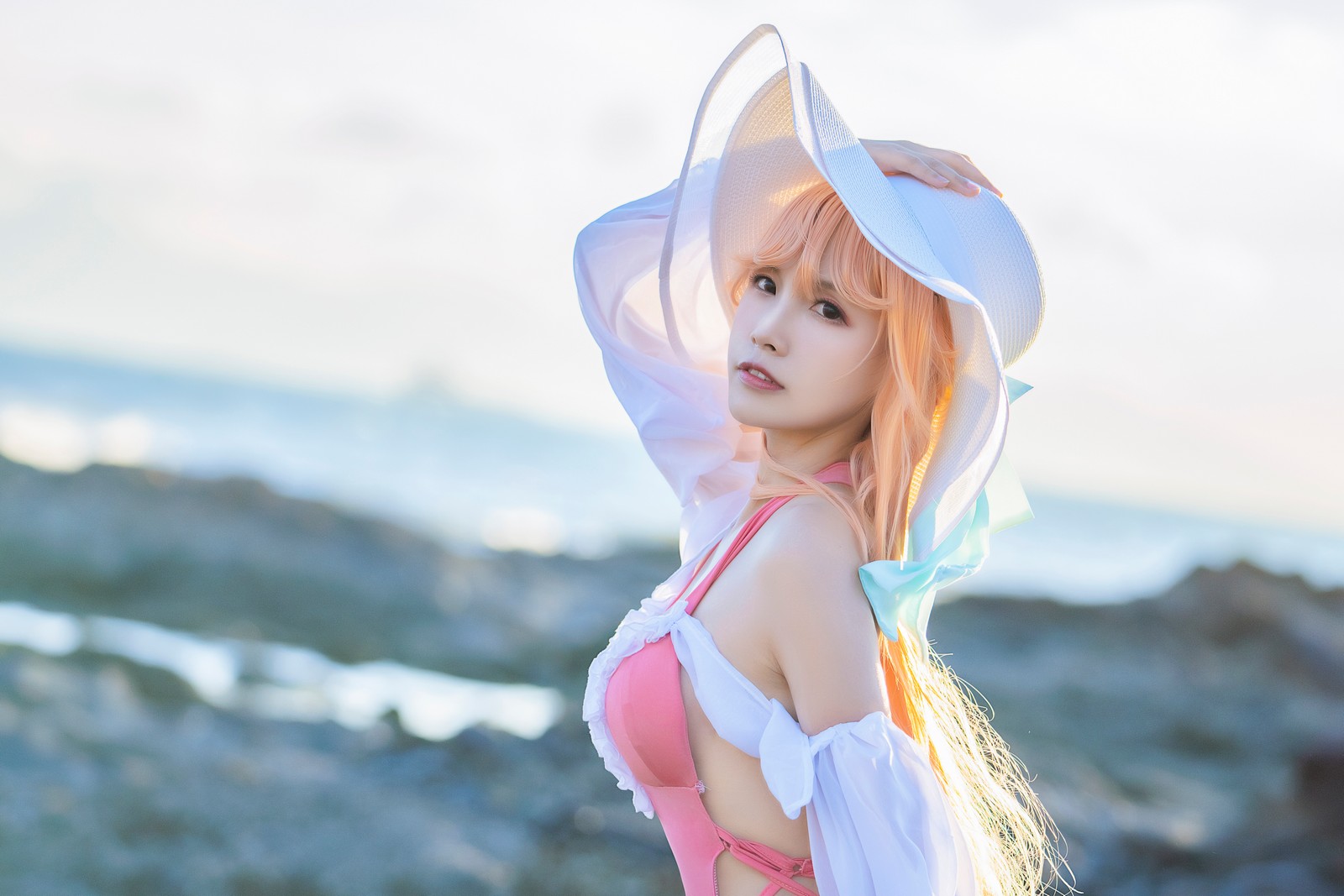 Neko-薇薇 黎塞留泳装 Cosplay 夏日写真合集（25P｜57MB）插图4