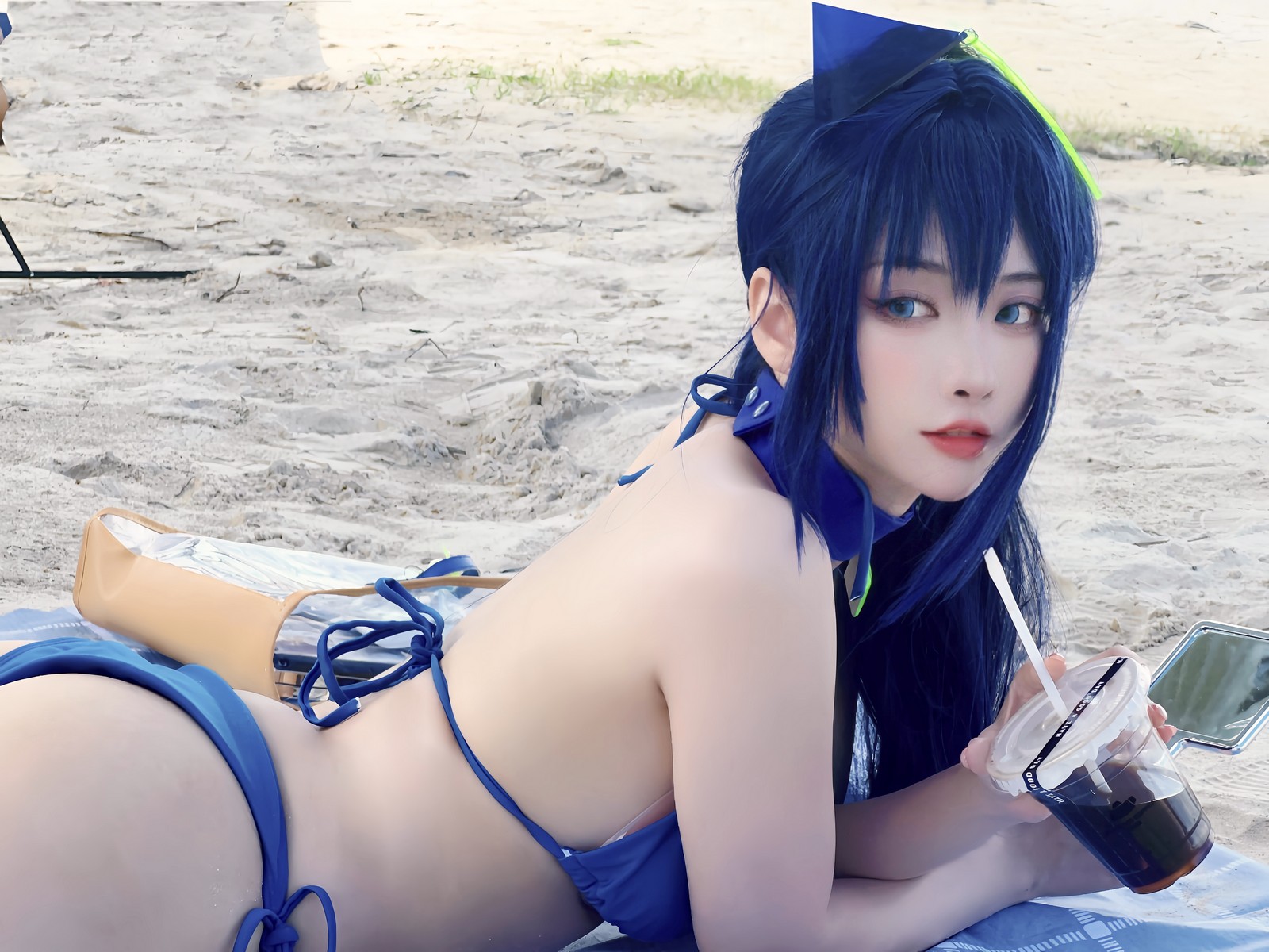 宮本桜 新泽西 泳装 Cosplay 写真｜碧蓝航线夏日主题（18P｜67MB）插图2