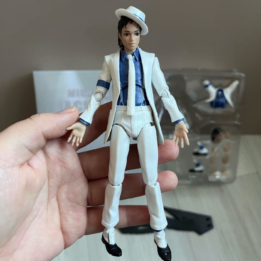 Michael Jackson Moonwalk Dance Pose PVC Collectible Action Figure