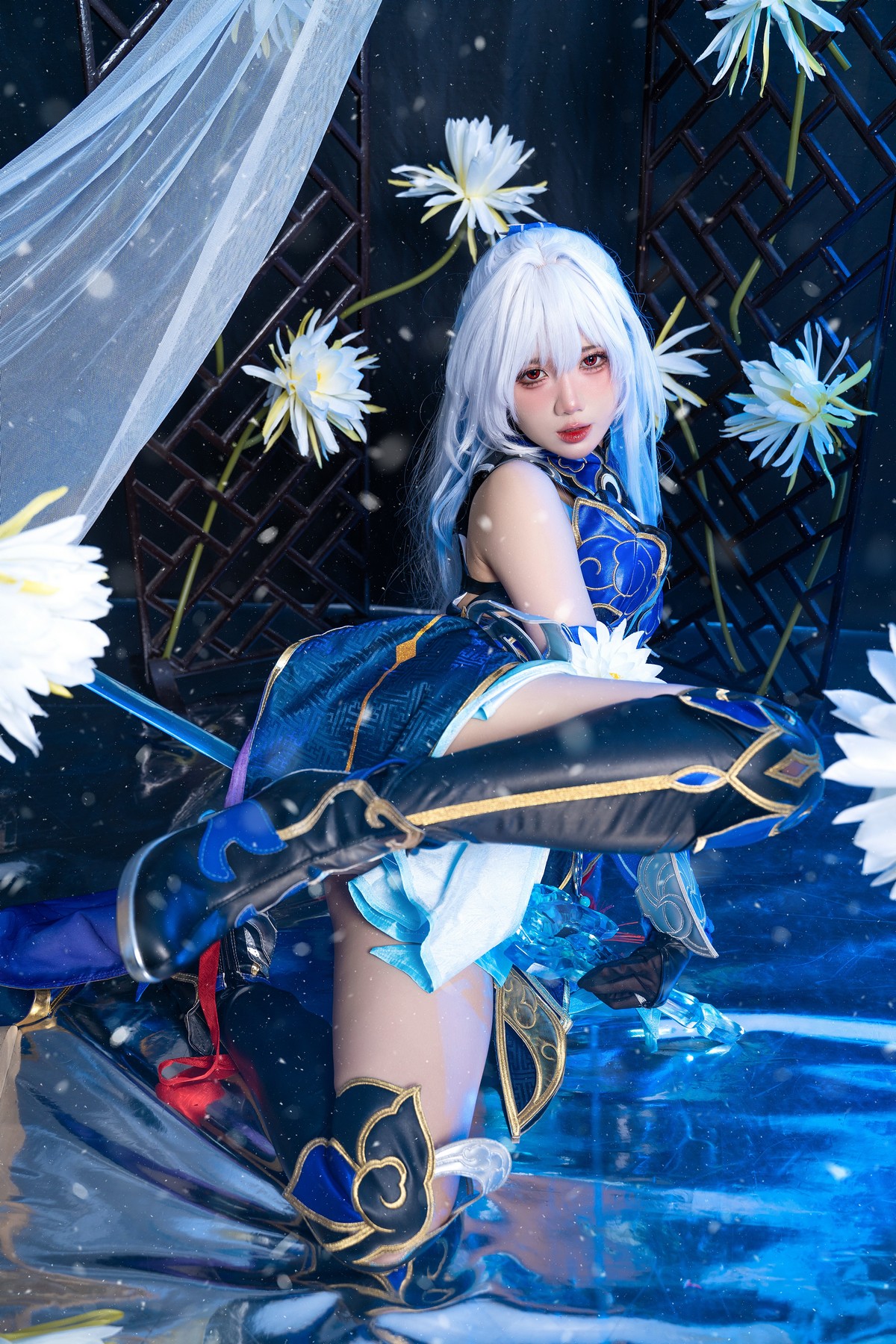 PoppaChan Jingliu Cosplay (Honkai Star Rail) – 40 Photos 344MB插图