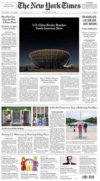 The New York Times May 10.2026 (Charles W. Michigan Department of Economic Expans...