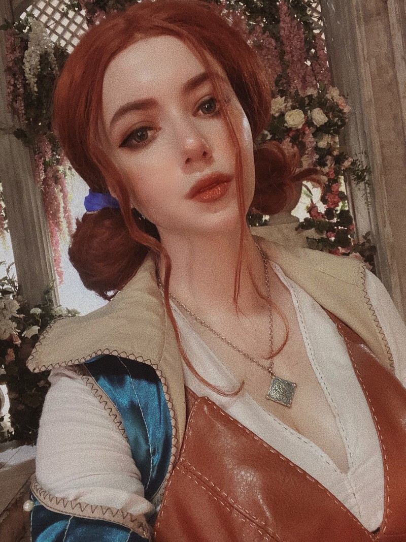 Alina Becker 特莉丝 Triss Merigold Cosplay 巫师系列高清写真【37P-150M】插图1