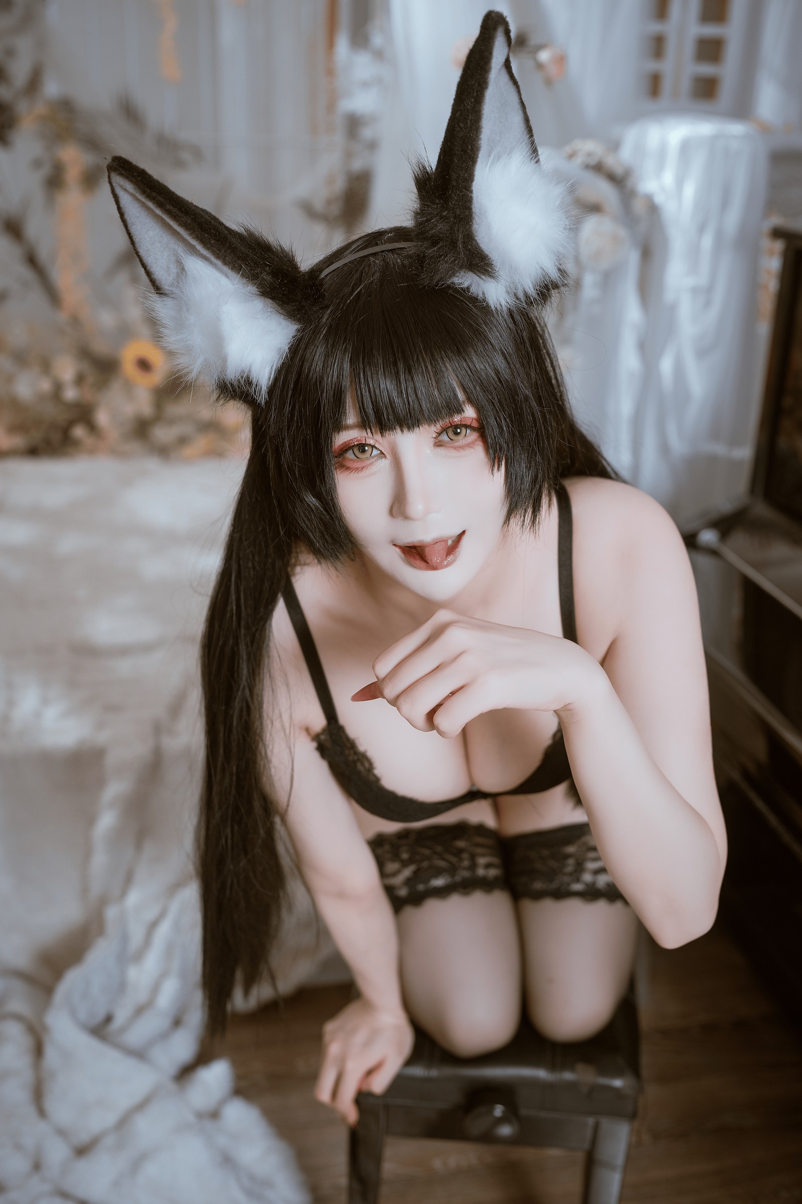 兔胖胖min – 碧蓝航线 武藏 花嫁 Cosplay 高清写真集（40P-883.9MB）插图