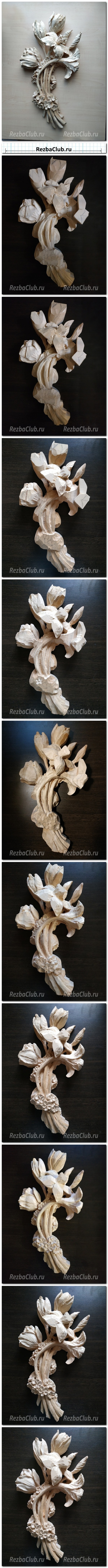 МК для резчика - букет цветов