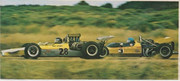 Tasman series from 1971 Formula 5000  7128-Levin-Bob-Brown-Lola-T190-and-03-Mike-Eyerley-Surtees-TS8