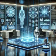 Futuristic AI Lab