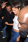 Zendaya-Braless-White-Top-Paris370