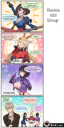 BD2 4-koma extra - Rookie idol group