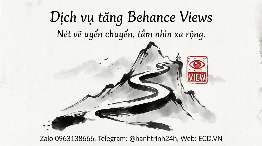 dịch vụ tăng behance views 2025 behance adobe