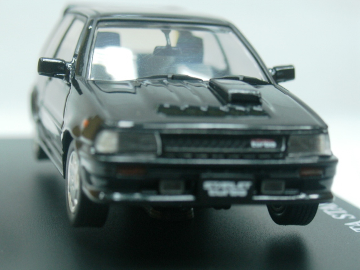 WOW EXTREMELY RARE Toyota Starlet Turbo-S EP71 RHD 1986 Black 1:43