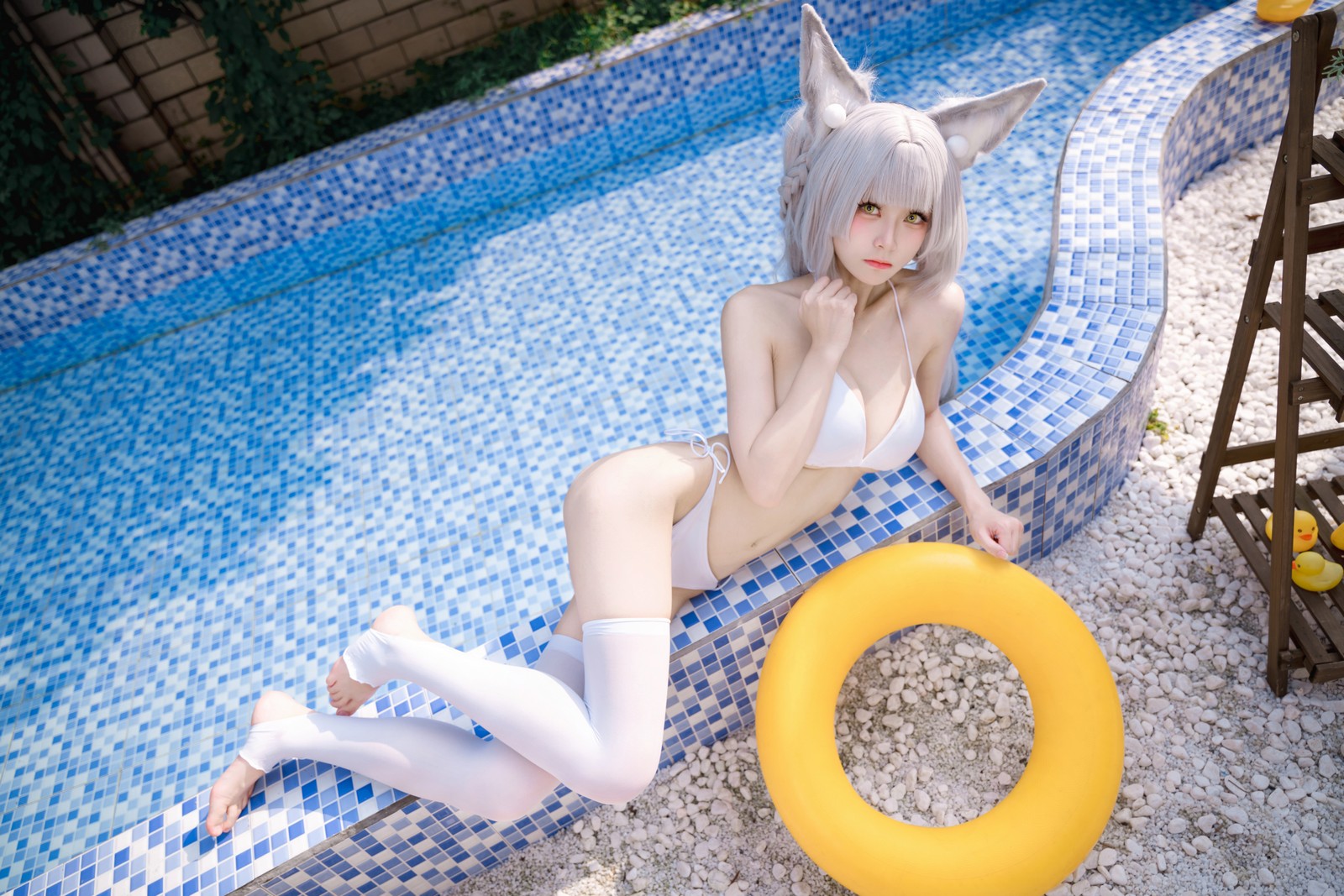 九柒喵 – 朝凪泳装 高质量泳装写真（29P-241.5M）夏日海边 Cos 系列插图8