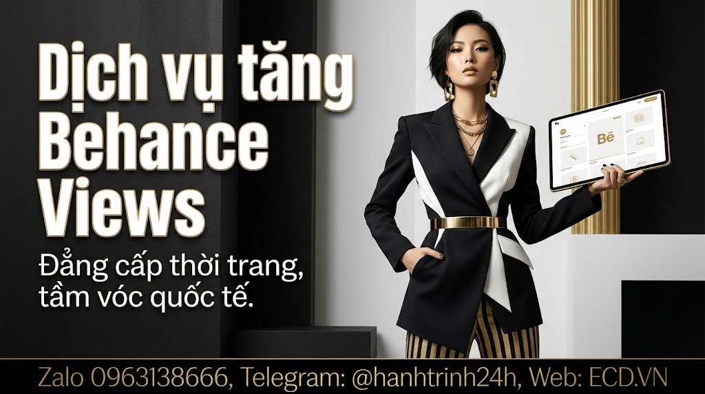 dịch vụ tăng behance views uy tín tăng lượt xem