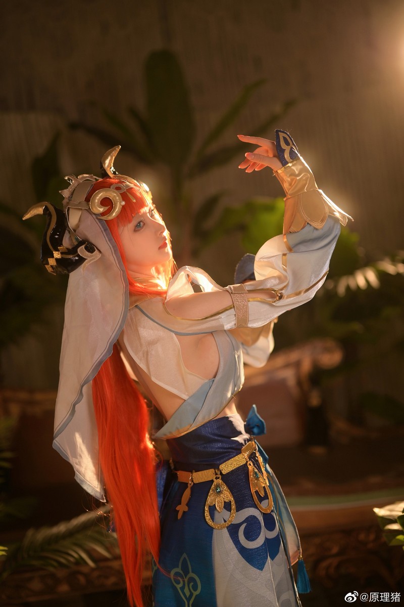 白莉爱吃巧克力 妮露 原神 Cosplay 写真【11P｜84.9MB】插图1