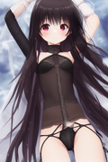 00553-2347982008-Shakugan_no_Shana, detailed ((see-through underwear)) and  gloves, arm up, 7yo litt