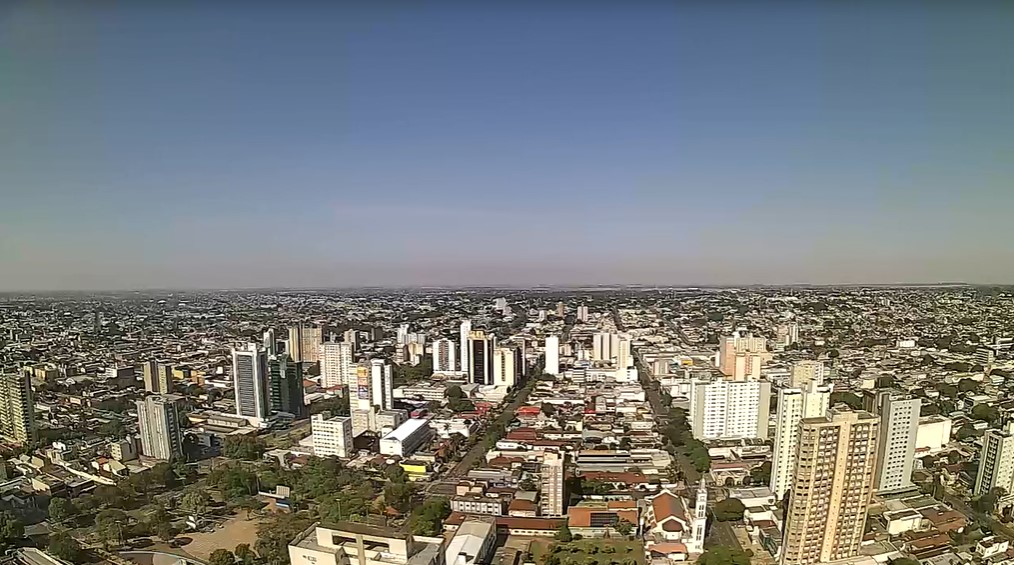 Campo Grande nesta manhã de domingo