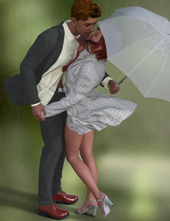 BRZ Romantic Rain Interactive Poses for G9