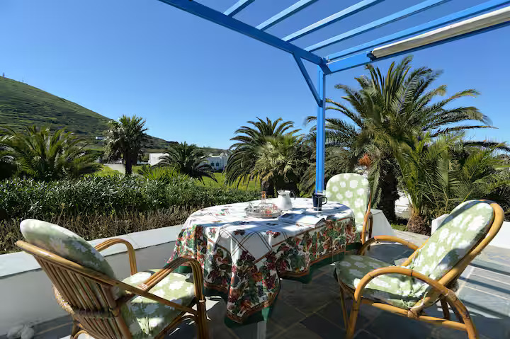 Balcony view with outdoor seating