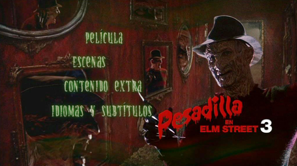 A NIGHTMARE ON ELM STREET 3 DREAM WARRIORS MENU - Pesadilla en Elm Street 3: Los guerreros del sueño [1987] [Terror, fantástico] [DVD9] [PAL] [Leng. ESP/ENG] [Subt. ESP/ENG]