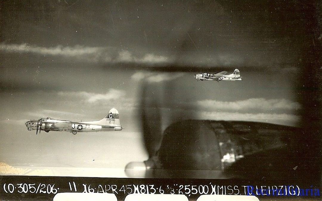 B-17 Bombers (#43-38638) Over LEIPZIG