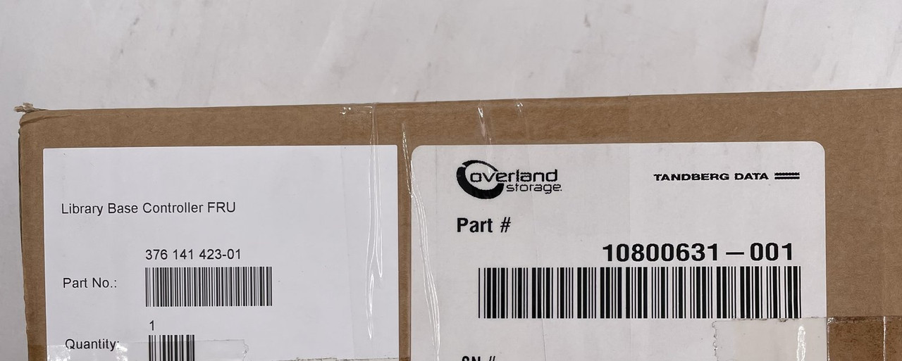 OVERLAND STORAGE LIBRARY BASE CONTROLLER NEO XL-SERIES LIBRARIES DATA CARD