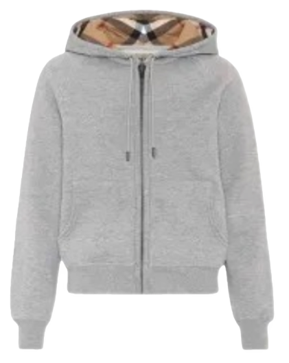 Burberry Zip Up Hoodie