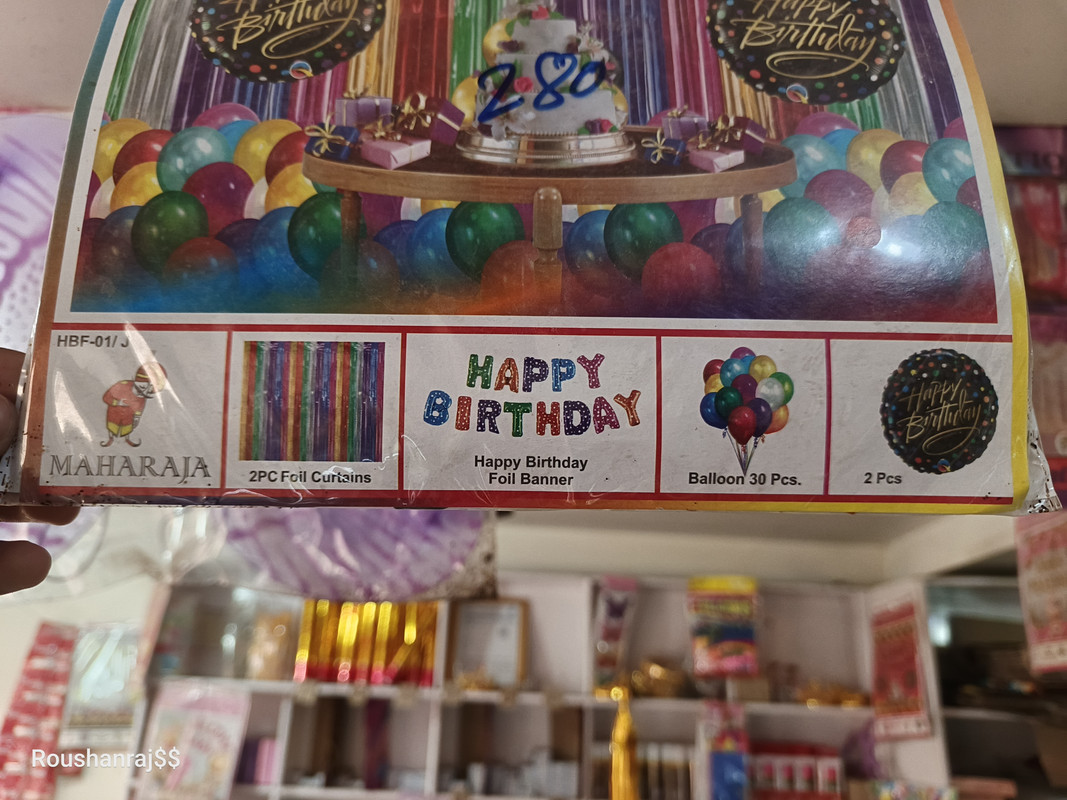 Happy Birthday Big Colorful Set