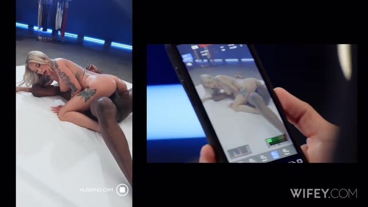 Kaci Kennedy   Kaci And Dakota Tattooed Hotwife Rides BBC While Hubby Films