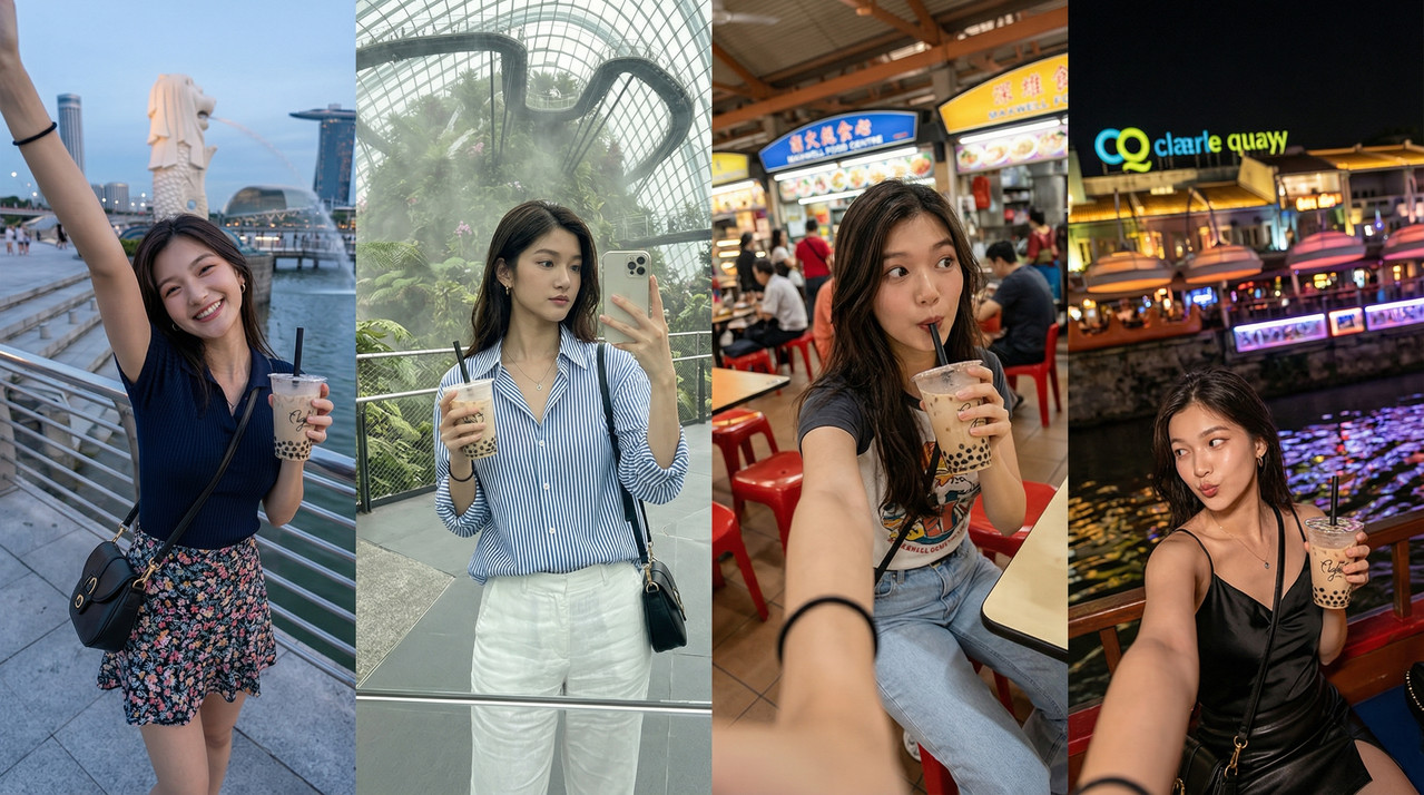 4 variation of selfie pose like image1 different c delpmaspu