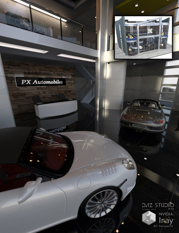 PX Auto Showroom Set PX Auto Showroom Set