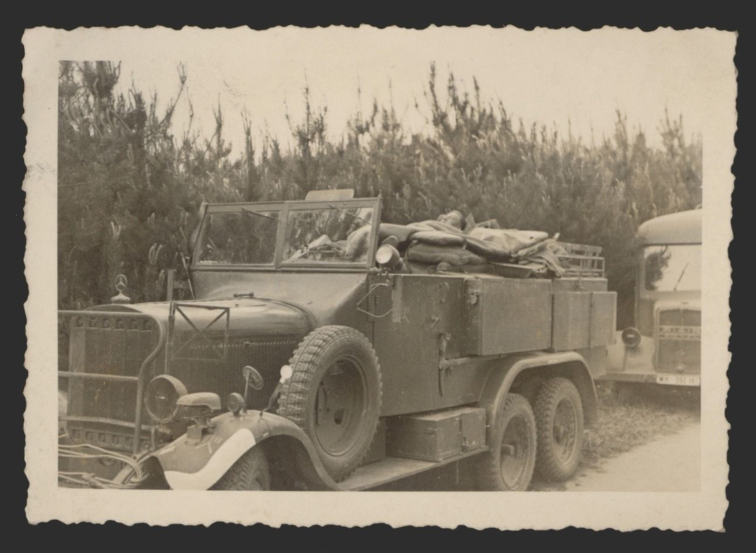 orig. Foto, deutscher LKW im Warthegau , Okręg W