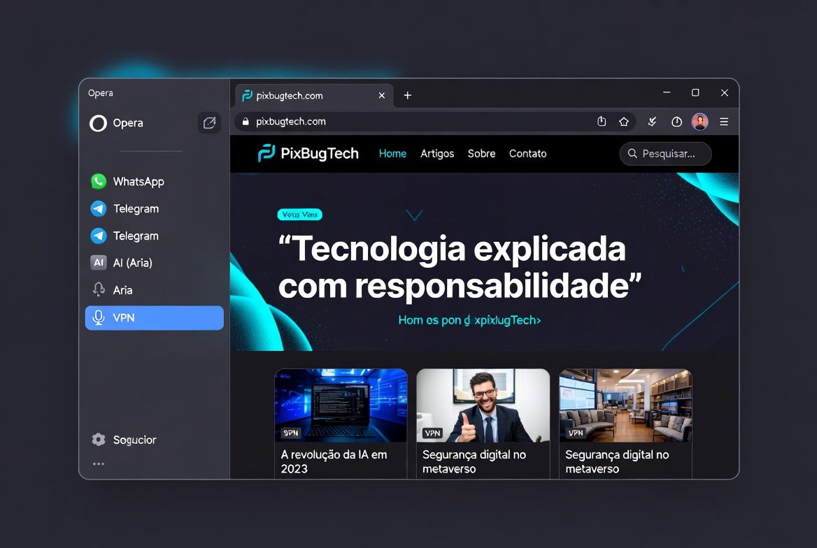 Opera: o navegador que não tenta ser só mais um, ele tenta ser o seu
