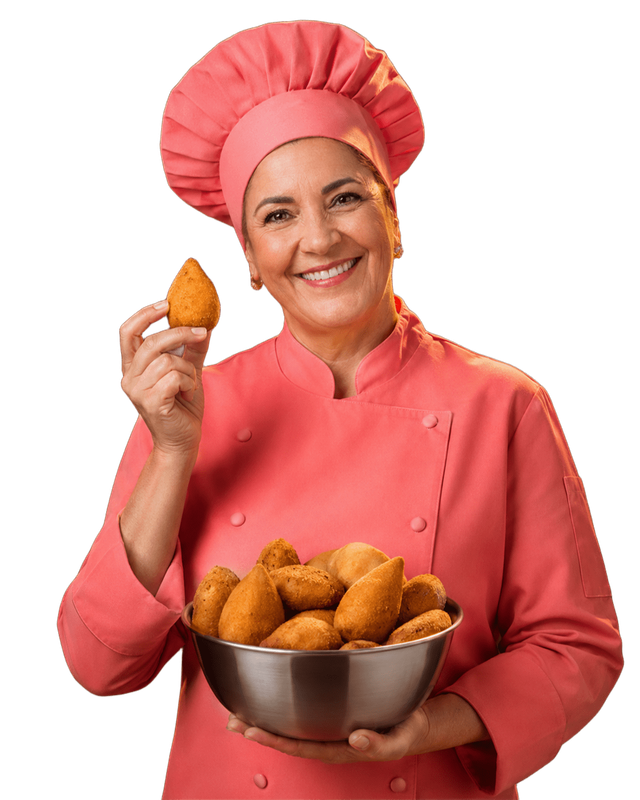 Chef especialista em salgados