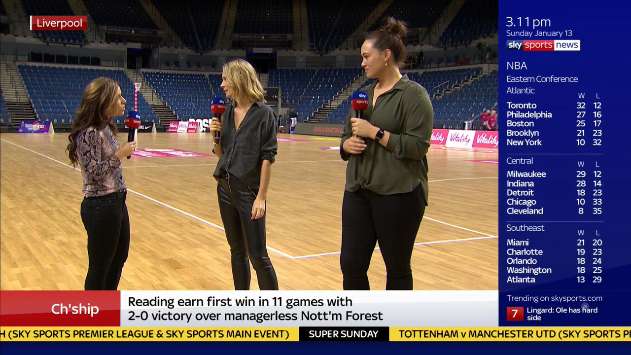 13 January - 12.00.00 - Sports Sunday. Stay in touch with the ne