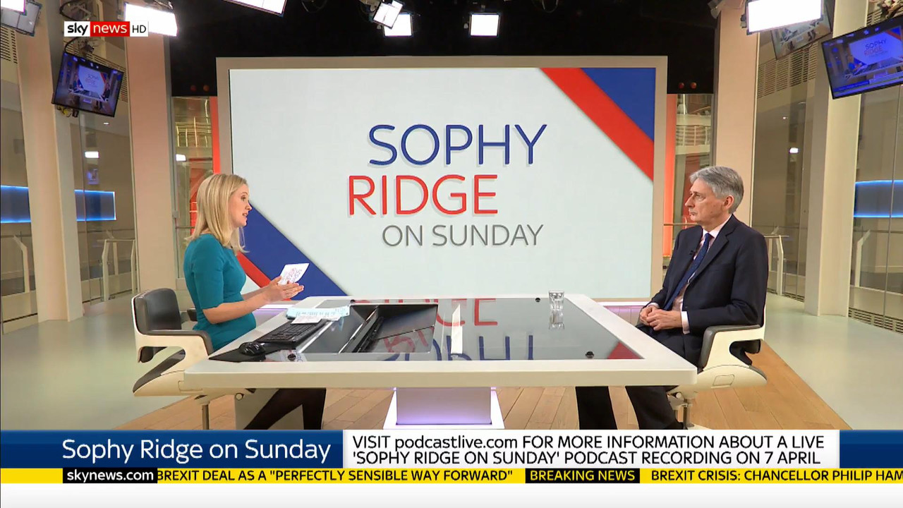 24 March - 09.00.00 - Sophy Ridge On Sunday. A new kind of polit