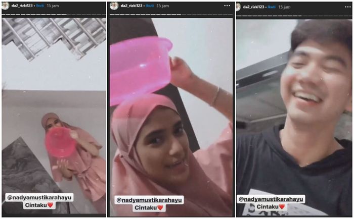 Tingkah Nadya yang direkam Rizki