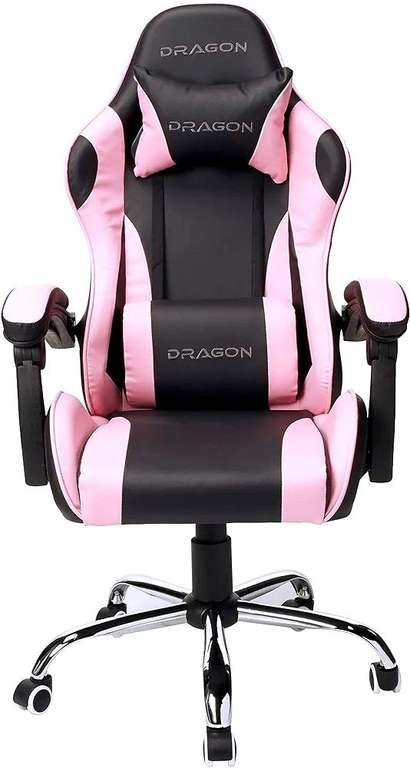 Amazon: Nextep Silla Gamer Dragón XT Modelo Falkor Color Negro-Rosa 
